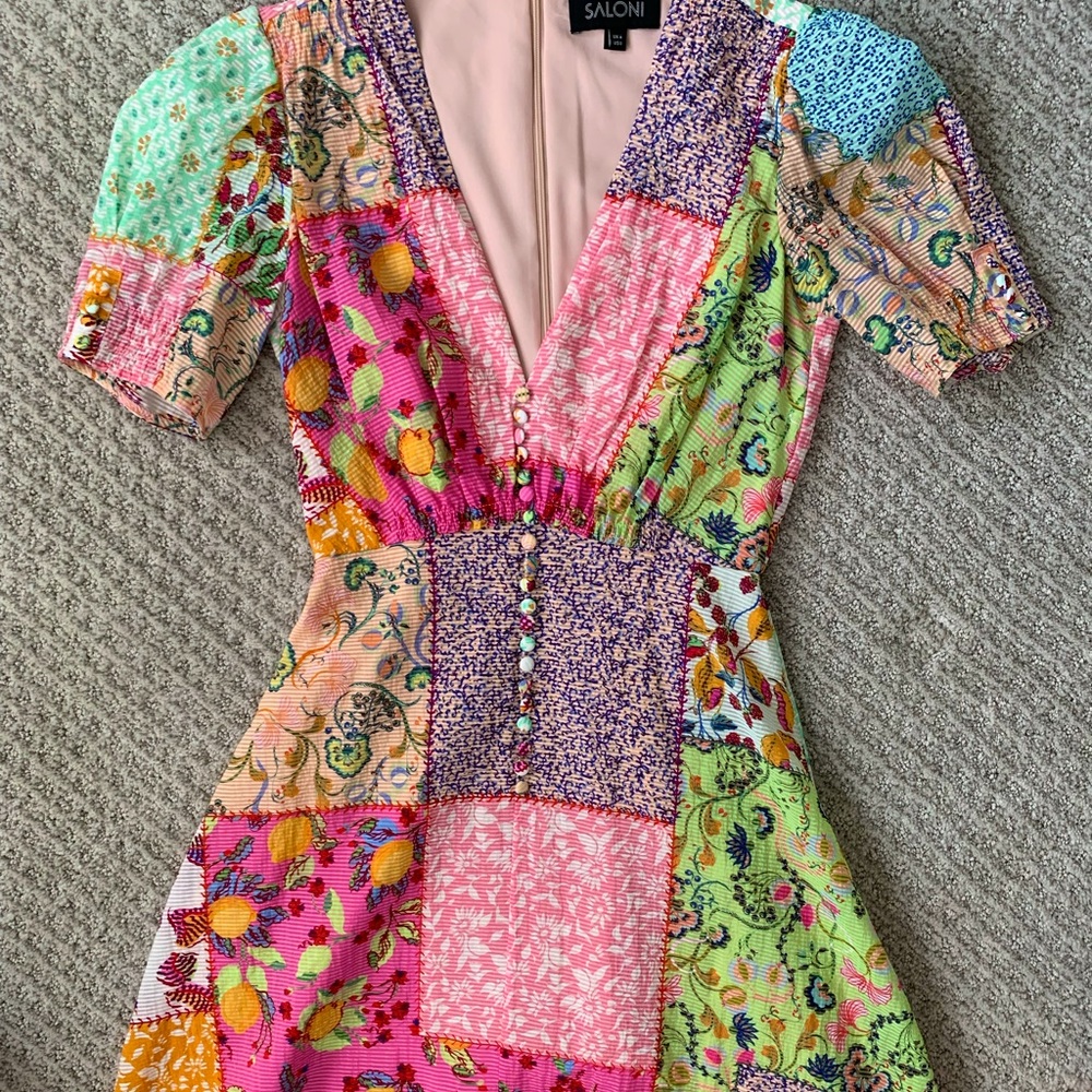 SALONI Lea mini dress
